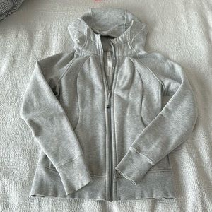 Lululemon Grey Scuba Zip Up Hoodie ☁️